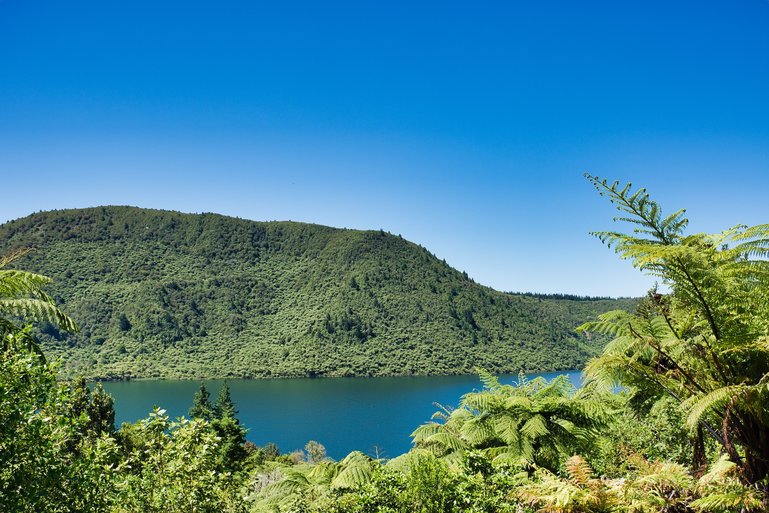 Green lake from the lookout