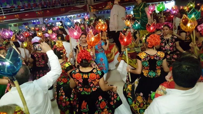 Velas fest in Oaxaca