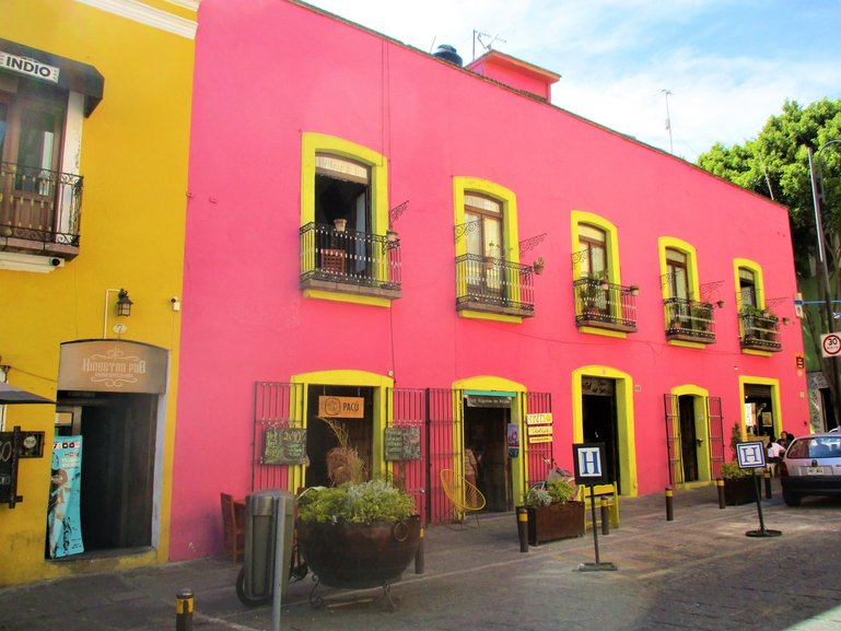 Colourful Buildings of Puebla