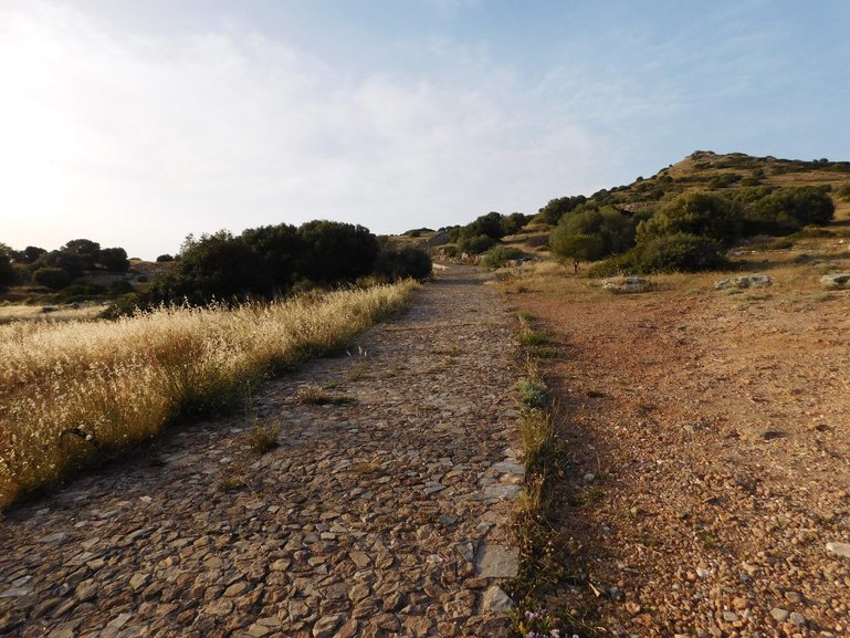 The path leading to the theatre