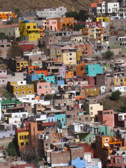 Multi-Coloured Houses of Guanajuato