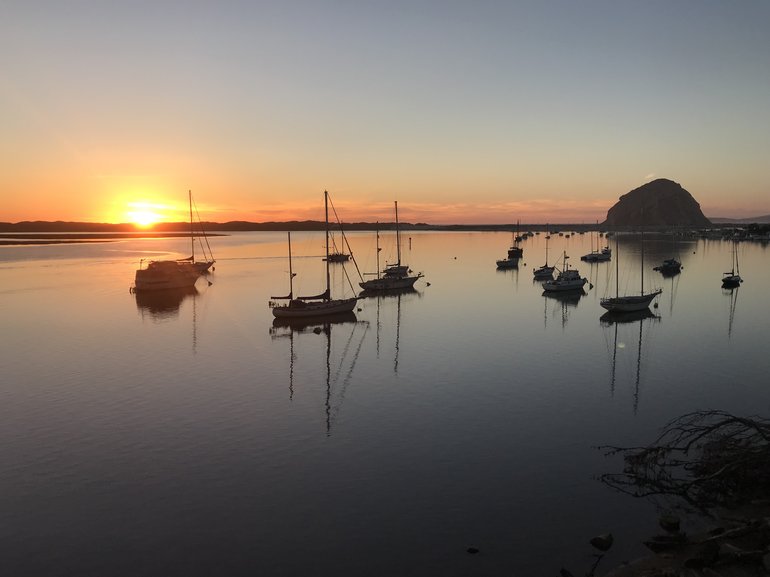 Sunset at Morro Bay