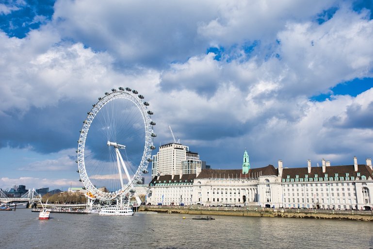 London Eye, Thames cruise, Shrek Adventure, London Dungeon and Sealife Aquarium are all in this spot