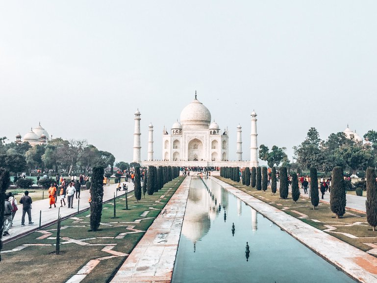 The beautiful Taj Mahal 