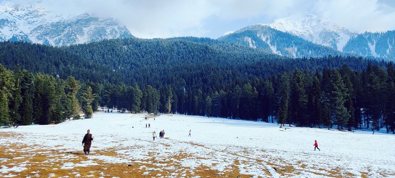 Baisaran Hills in Pahalgam