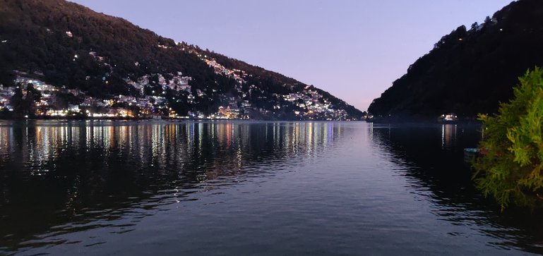 Naini Lake in night......