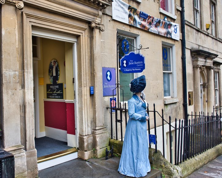 The entrance to Jane Austen's Centre