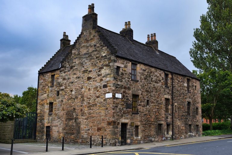 Provand's House is just 100 metres up the road from the bus stop