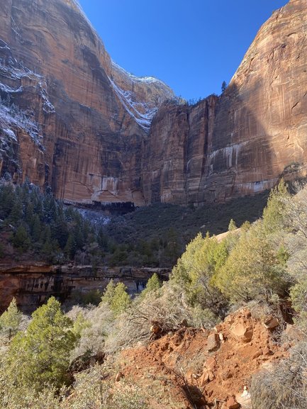 View from Zion Canyon Scenic Drive