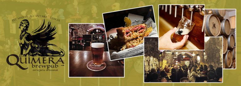 Photos courtesy of Quimera Brewpub. Image collage created by Paul Wilcox.