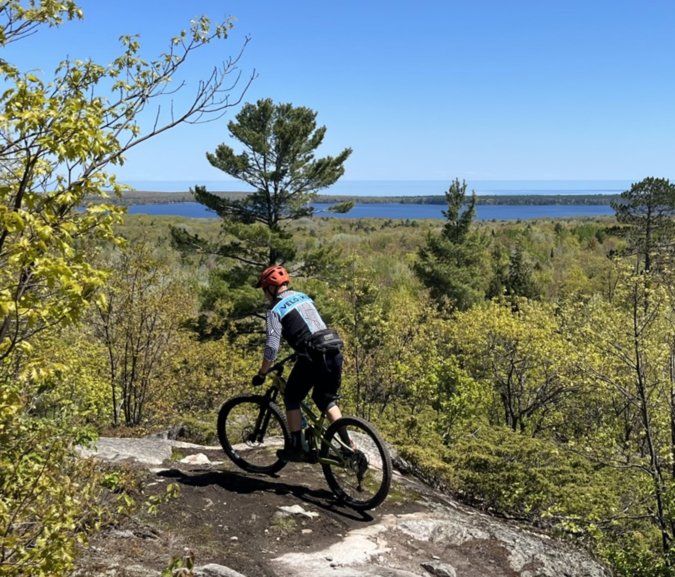 Powell Trails in Big Bay, overlooking Lake Superior