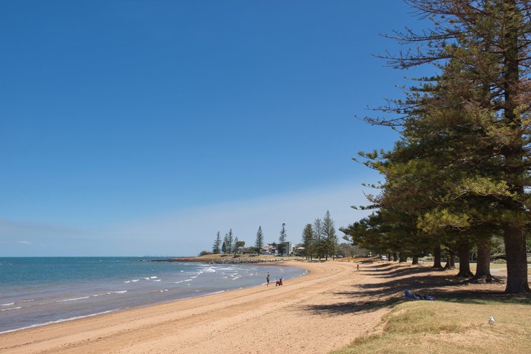 Scarborough Beach is another safe, calm family-friendly beach on Redcliffe Peninsula