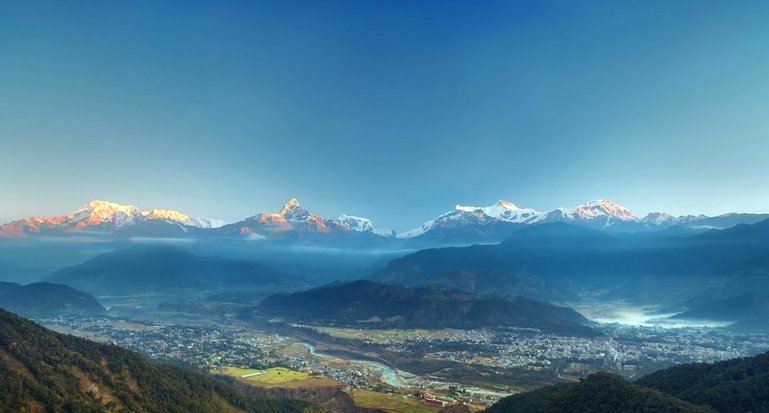 Top of Sarangkot sunrise 