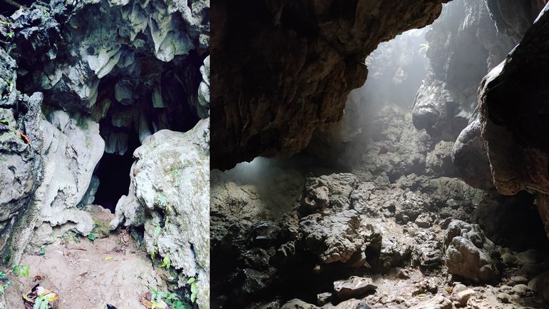 The Exit ends of Mawsmai Caves,Meghalaya