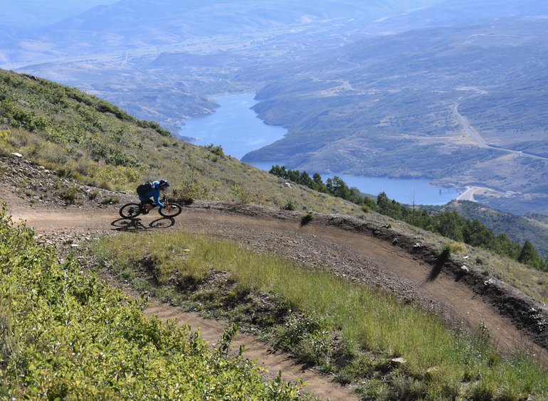 Holy Roller Trail at Deer  Valley Resort in Park City, Utah.