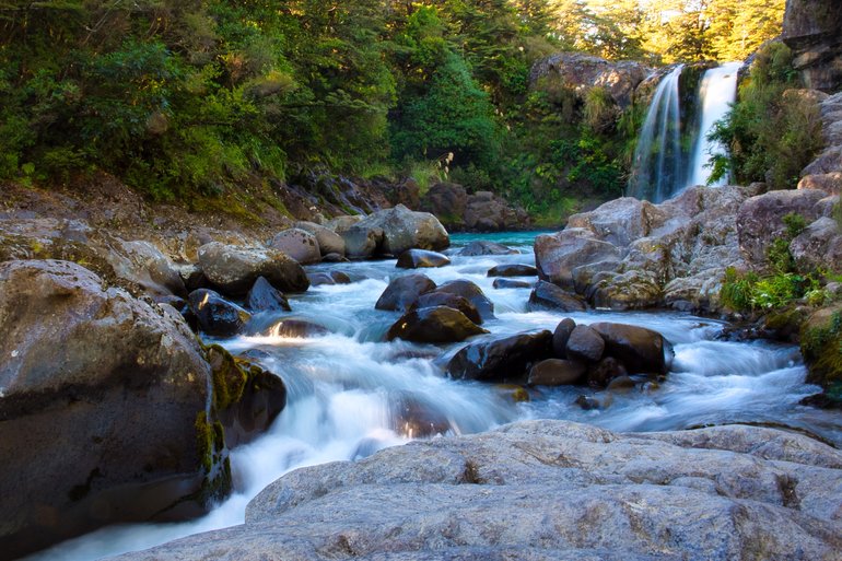 The beautiful Tawhai Falls.