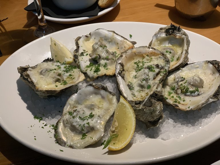 Charbroiled Oysters