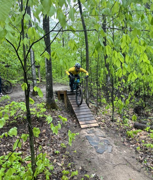Boyne Forest Trails, feature practice