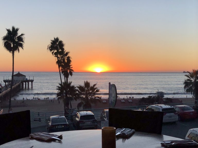 Sunset in Manhattan Beach, California