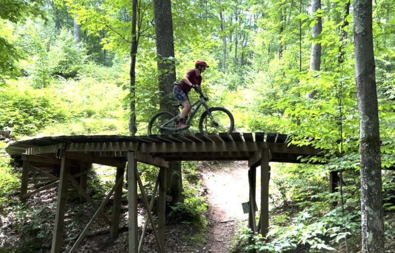Riding Dirt Candy, CAMBA trails
