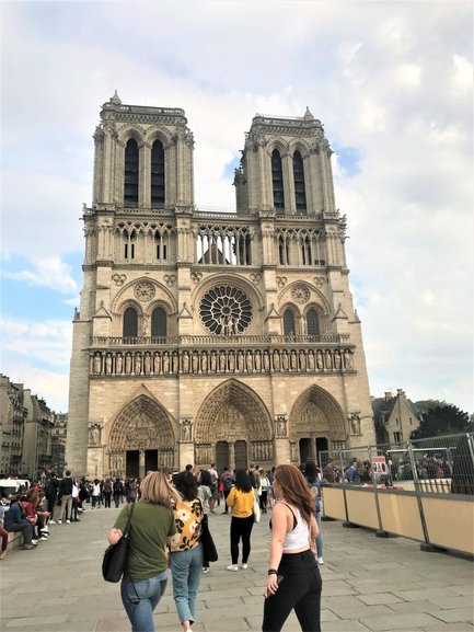 Notre Dame before it got burnt ..