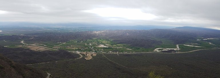 A view from Portezuelo slope