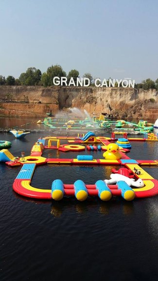 The water park at the Grand Canyon, perfect for an energetic day of adventure!