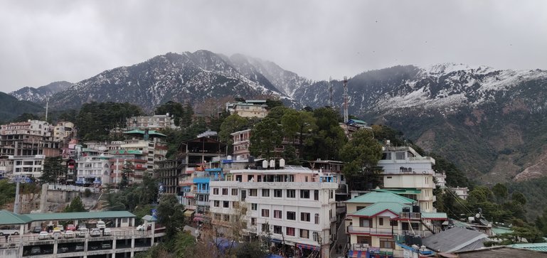 Mountain Ranges from Namgyal Monastery....