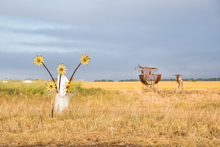 El PaBull - Junction of Hopetoun Ravensthorpe Road and John Forrest Road. 