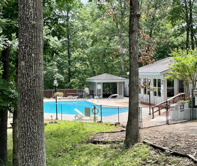 the Greens One private pool