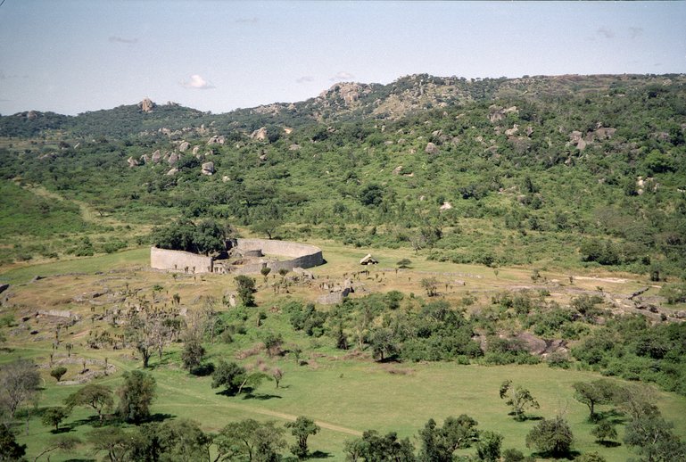 The ruins city of Great Zimbabwe