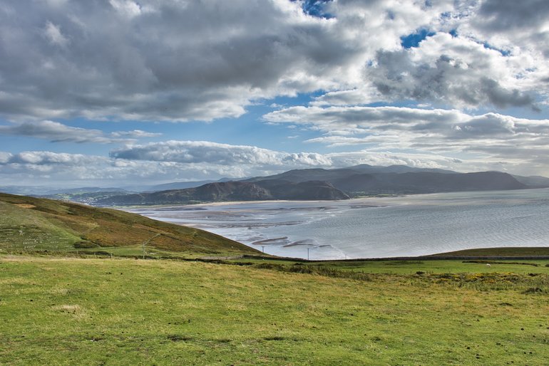 Looking across towards Conwy from the summit