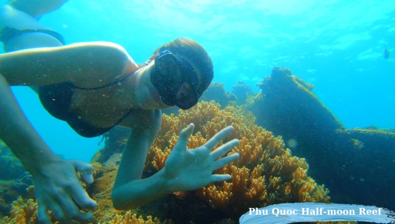 Half-moon Reef, Phu Quoc island snorkeling spot