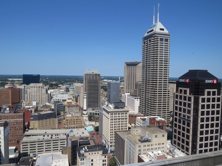 City view over Indianapolis