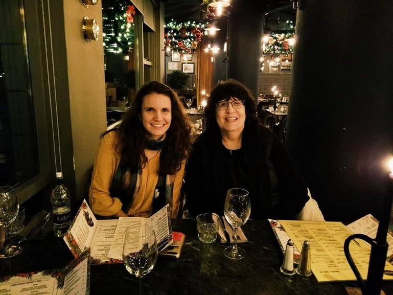 Me and my mama on our American Thanksgiving Iceland long-weekend