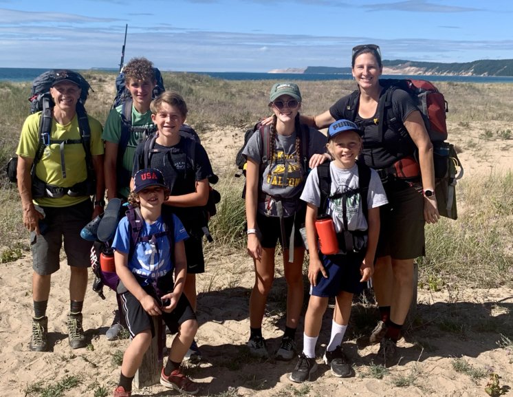 Kids age 7 -16, Backpacking adventure at Sleeping Bear Dunes