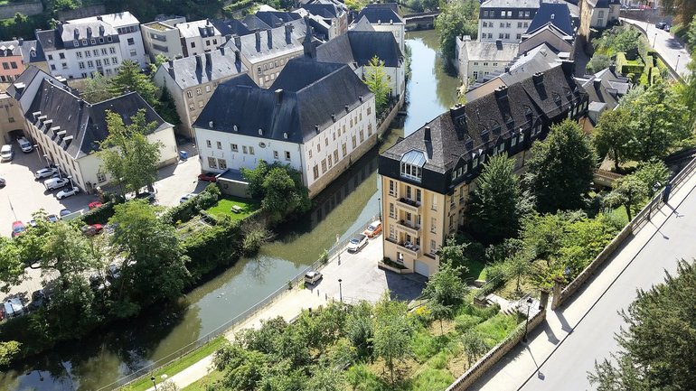 An aerial view of Luxembourg City- photo from Pixabay