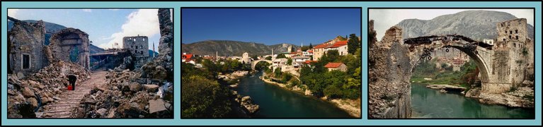 Mostar's landscape will help to tell the stories of the wars which the local community experienced during the early 1990s.