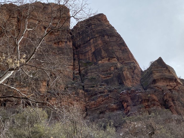 View from Zion Canyon Scenic Drive