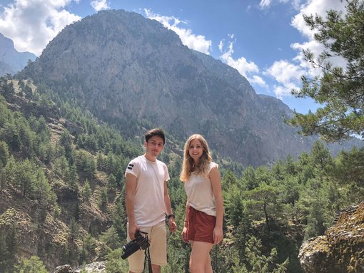 Walking the Samaria Gorge in Crete, Greece