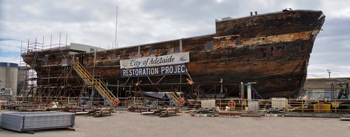 Tour the Clipper Ship, City of Adelaide, Port Adelaide, S.A., Australia