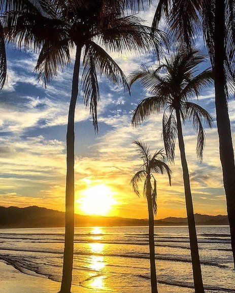 Sunset at the beach