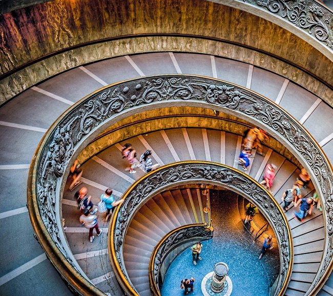 Bramante Staircase, Vatican Museum, Rome