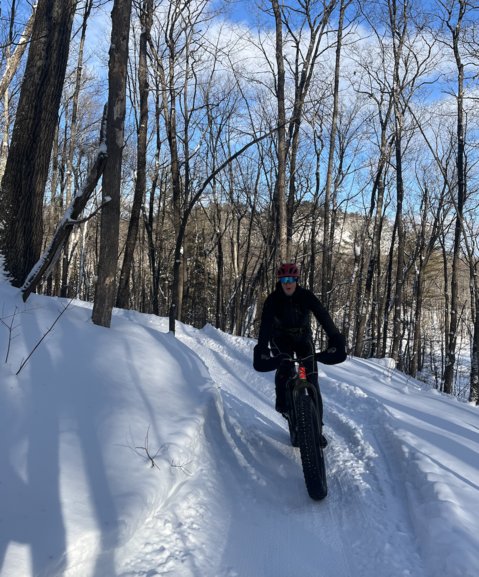 Fat biking on RAMBA trails