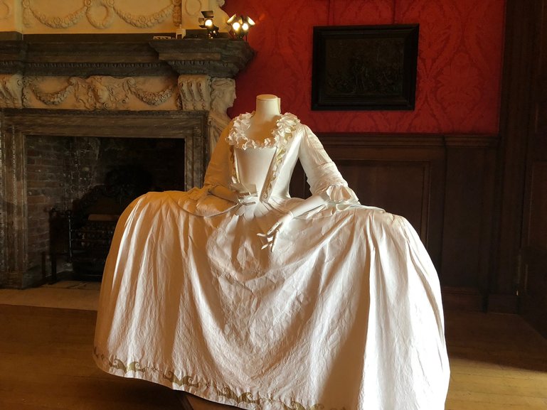 Not only the furniture from the time but clothing as well from the 18th century