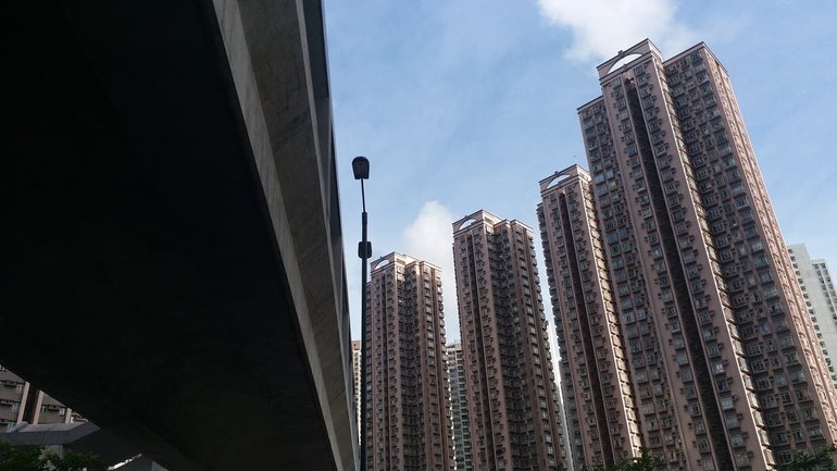 Sunshine City (apartment blocks) and On Shing Street Garden