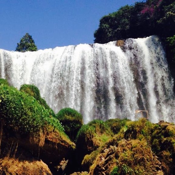 One of the many waterfalls in Dalat