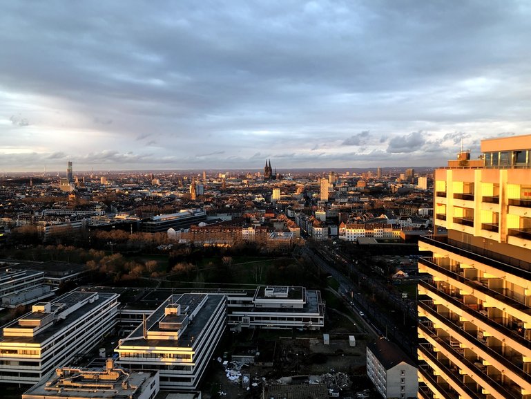 Panoramic view of Cologne