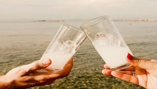 Tsipouro and Ouzo the most famous traditional spirits in Greece.