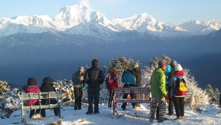 Annapurna range from Poonhill